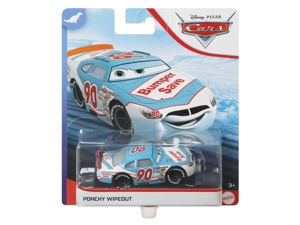 Disney Pixar Cars Ponchy Wipeout, Bil, 3 år, Metall, Flerfarget