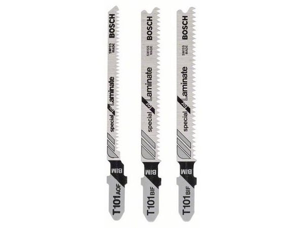Bosch special for Laminate - Bladsett for stikksag - for løvtre, parkett, polyvinylklorid (PVC), vinyl, abrasive woodworking materials, solid lamin...