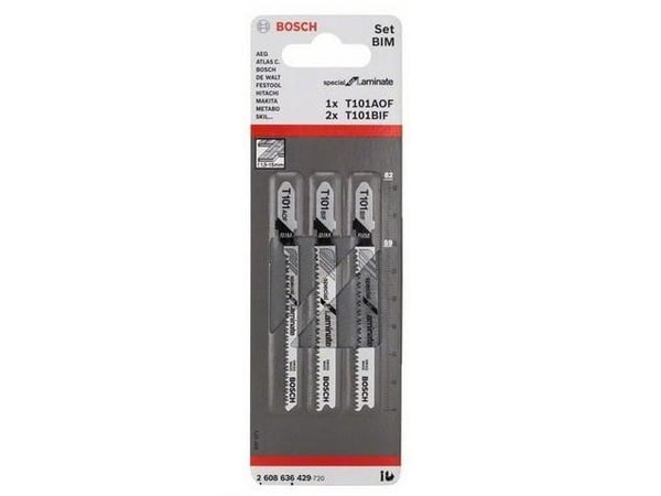 Bosch special for Laminate - Bladsett for stikksag - for løvtre, parkett, polyvinylklorid (PVC), vinyl, abrasive woodworking materials, solid lamin...