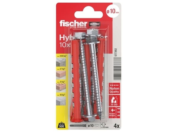 Fischer 577392 HybridPower Raw pluggsats 90 mm 4 st