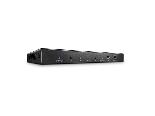 Lindy 38236, HDMI, 4x HDMI, 3840 x 2160 pikseliä, Musta, Metalli, 4K Ultra HD