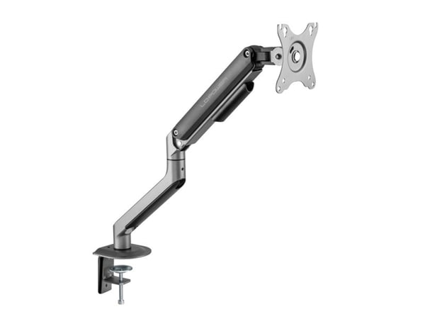 LC Power LC-EQ-A32B - Monteringssett (leddarm) - for LCD-skjerm - metall, plastikk - svart, antrasitt - skjermstørrelse: 17"-32" - skrivebordsmonte...