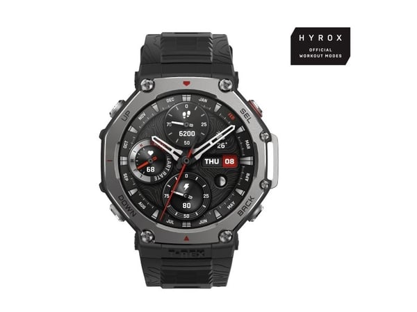 Amazfit T-Rex 3, 3,81 cm (1.5"), AMOLED, Berøringsskjerm, Wi-Fi, GPS, 68,3 g Amazfit T-Rex 3, 3,81 cm (1.5"), AMOLED, Berøringsskjerm, Wi-Fi, GPS, 68,3 g