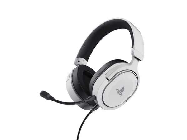 Trust GXT 498 FORTA - Hodesett - full størrelse - kablet - 3,5 mm jakk - hvit