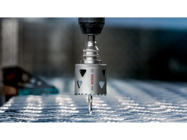 Bosch PRO Multi Material, Enkelt, Bor, Gips, Metall, Ikke-jernholdig metall, Plast, Mykt treverk, Grått, Koboltstål, Koboltlegert høyhastighetsstål...