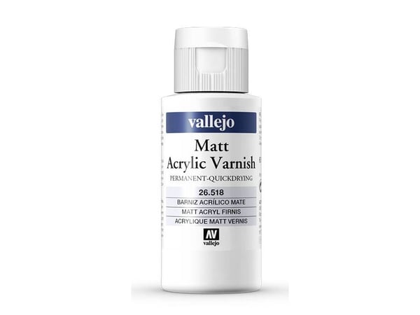 Vallejo Model Color 55 ml Matt Liquid Varnish, 0,06 l, Metall, 1 stykker