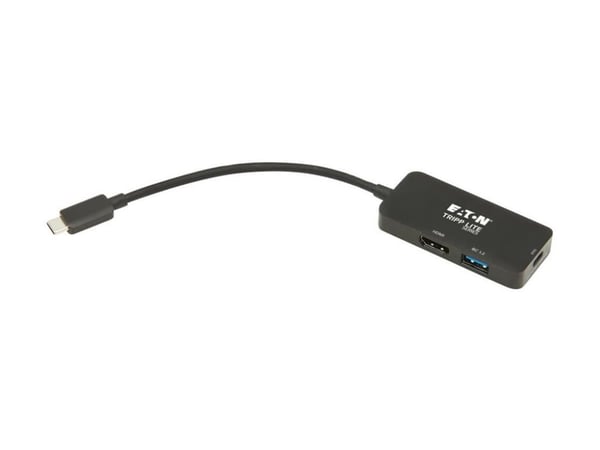 Tripp Lite U444-06N-H4UBC2, langallinen, USB 3.2 Gen 1 (3.1 Gen 1) Type-C, 100 W, musta, 4K Ultra HD, akryylinitriilibutadieenistyreeni, alumiini, ...
