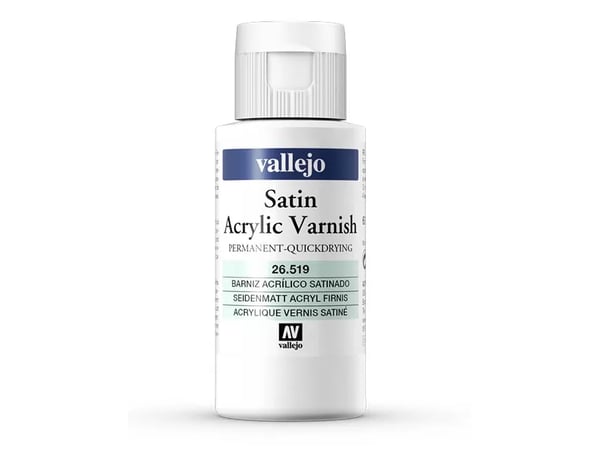 Vallejo 26.519, Transparent, Satin, 60 ml, Plastflaska, 1 styck