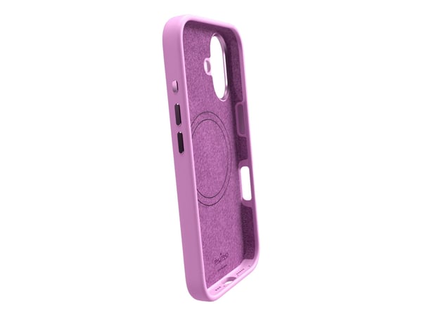 PURO Icon Mag Pro - Baksidedeksel for mobiltelefon - MagSafe-samsvar - væskesilikon - coraltastisk - for Apple iPhone 16 Plus