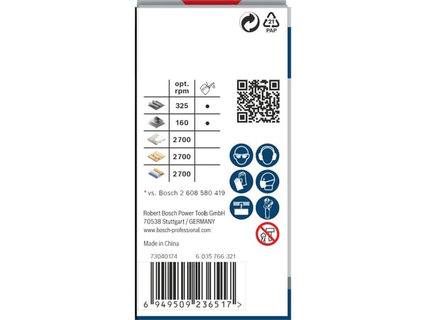 Bosch PRO Multi Material, Enkelt, Bor, Gips, Metall, Ikke-jernholdig metall, Plast, Mykt treverk, Grått, Koboltstål, Koboltlegert høyhastighetsstål...