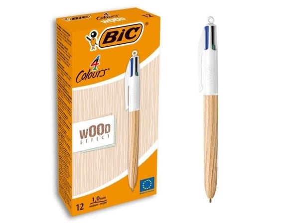 BIC 508964, Klips, Multifunksjonell kulepenn, Gjenfyllbar, Svart, Blå, Grønn, Rød, Medium BIC 508964, Klips, Multifunksjonell kulepenn, Gjenfyllbar, Svart, Blå, Grønn, Rød, Medium