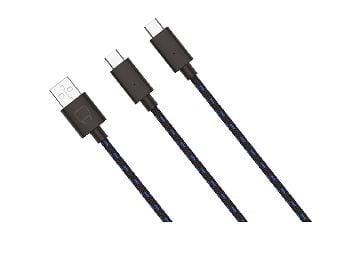 Venom VS5002, Kabel, PlayStation 5, Sort, Blå, 3 m, 50 mm, 40 mm