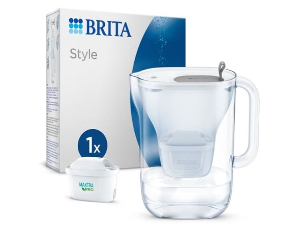 Brita 1051449, Vesikannun suodatin, 2,4 L, Läpinäkyvä, Valkoinen