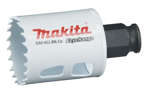 Makita E-03779, Enkelt, Bor, Stål, Aluminium, Plast, Tre, Rustfritt stål, Hvit, Bimetall, 4,4 cm