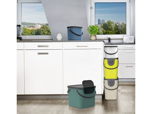 Rotho Albula, 40 l, Rektangulär, Plast, Antracit, Plast, 398 mm