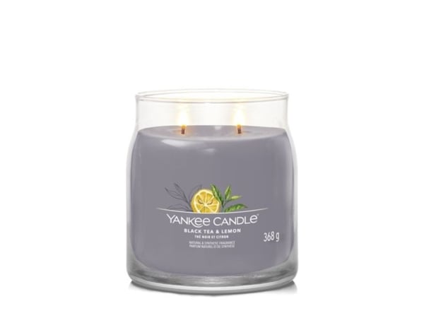 Yankee Candle YC Signature, Medium - Black Tea & Lemon