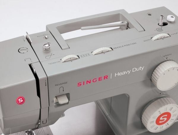 SINGER Heavy Duty, Grå, Automatisk symaskin, Sy, 1 steg, Variabel, Variabel