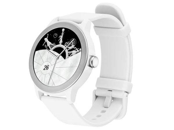 Tracer SMK3 SLAY - Smartklokke med stropp - hvit - display 1.28" - 128 MB - Bluetooth - 38.2 g
