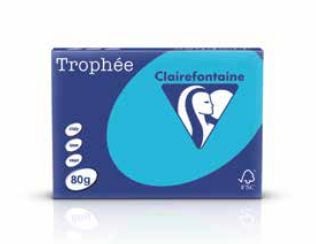 Clairefontaine Trophée, Universal, A4 (210x297 mm), 500 ark, 80 g/m ^, Guld, Forest Stewardship Council (FSC)