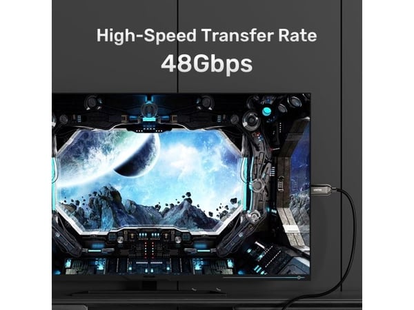Unitek Kabel HDMI 2.1 Optisk Kabel AOC 8K 120Hz 80m