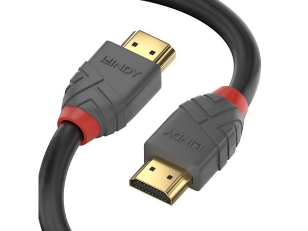 Lindy 36967, 10 m, HDMI Type A (Standard), HDMI Type A (Standard), 3D, 10,2 Gbit/s, musta, harmaa