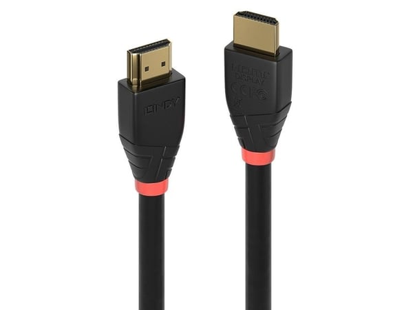 Lindy 41072, 15 m, HDMI Type A (Standard), HDMI Type A (Standard), 18 Gbit/s, Svart