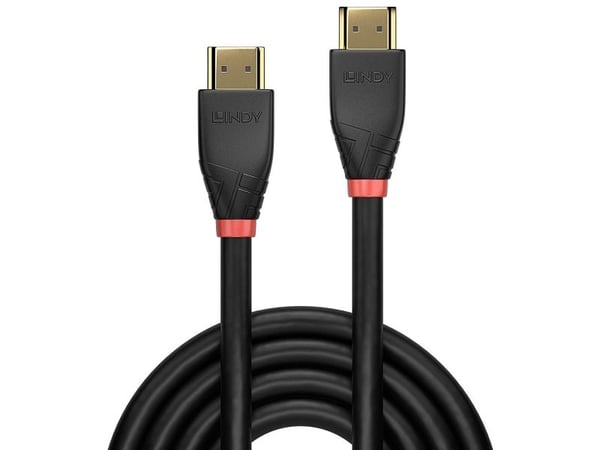 Lindy 41072, 15 m, HDMI Type A (Standard), HDMI Type A (Standard), 18 Gbit/s, Svart