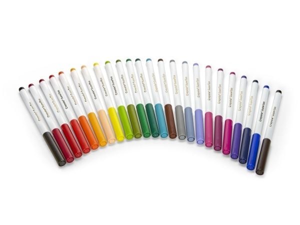 Crayola Supertips tvättbara märkpennor 24 st