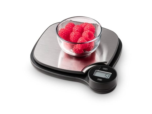 Caso Kitchen EcoMaster, 5 kg, 1 g, Sort, Rustfritt stål, Metall, Benkeplate, g, ml, oz
