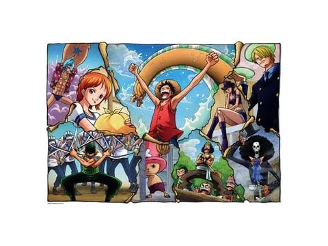 Clementoni puslespill Cubic Puzzles, Anime One Piece, 500 brikker