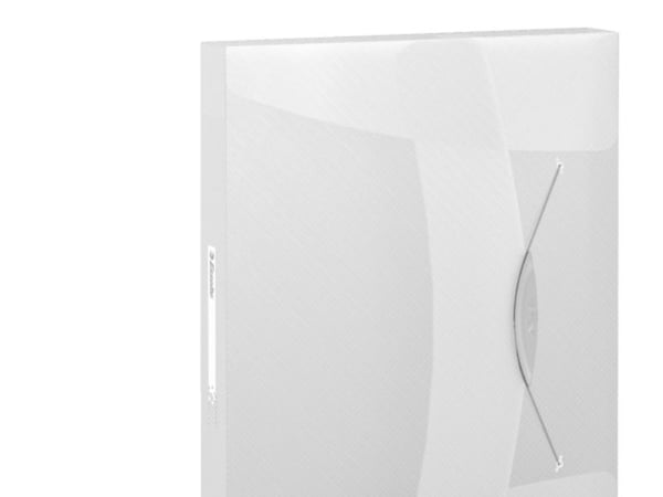 Esselte Vivida - Boxfil - för A4 (210 x 297 mm) - kapacitet: 350 ark - genomskinlig, intensivt vit