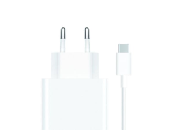 Xiaomi MDY-12-EJ - Strømadapter - 67 watt - 3 A (USB) - på kabel: USB-C - hvit
