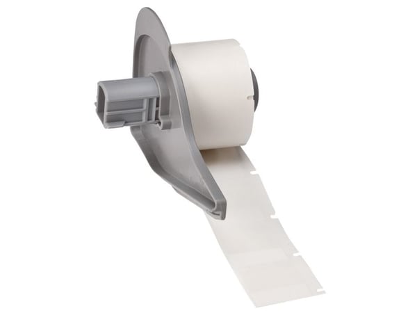 Brady, M7-19-427, vinyl, selvlaminerende, hvit/transparent, matt, 25,40 x 9,53(25,40) mm, for kabeldiameter fra 2,70 - 5,10 mm, permanent (250 E.) ...