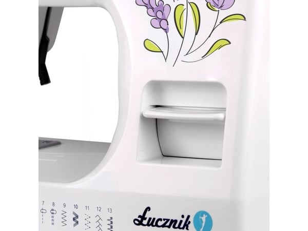 Lucznik Weronika II 2008, Vit, Manuell symaskin, Sy, 4 Steg, Elektrisk, 70 W