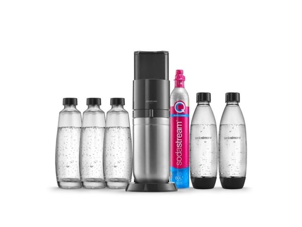 SodaStream DUO, Musta, Ruostumaton teräs, 155 mm, 280 mm, 440 mm, 365 mm, 190 mm