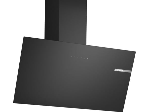 Bosch Serie | 2 DWK85DK60 - Panser - skorsteinvinklet - bredde: 79 cm - dybde: 32.5 cm - ekstraksjon og resirkulasjon (-) - svart