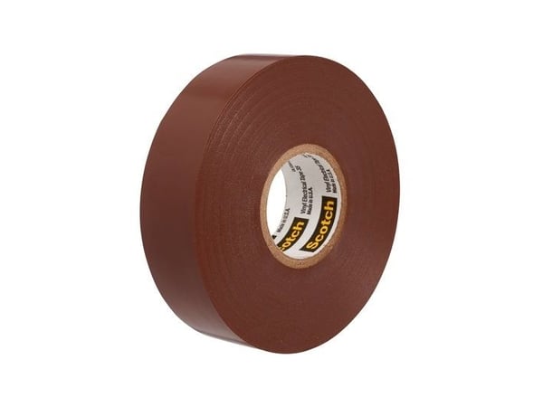 Scotch® 35 ruskea värinkestävä merkintä- ja eristysteippi 19 mm x 20 m, 0,18 mm paksuinen