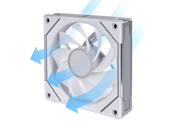 Lian Li UNI FAN SL140 - Kabinettvifte - 140 mm - hvit