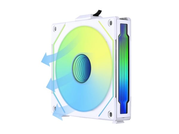 Lian Li UNI FAN SL140 - Kabinettvifte - 140 mm - hvit