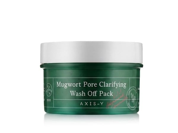 AXIS-Y_Mugwort Pore Clarifying Wash Off Pack puhdistava kasvonaamio, jossa on mugwort 100ml