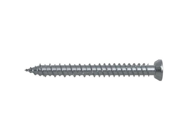 Fischer FFS 7.5 x 152 T30, Skru, Aluminium, Betong, Plast, Tre, Full tråd, Flathode, Torx, Sølv