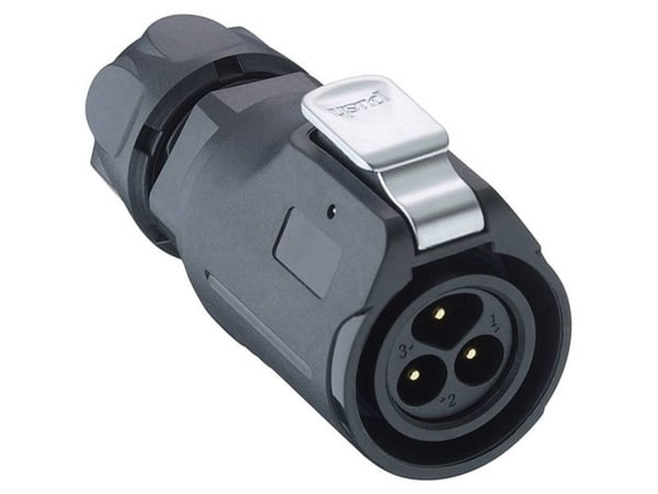 Lutronic 2450 03 T09CB T rundstik tilkobling rett (1 stk)