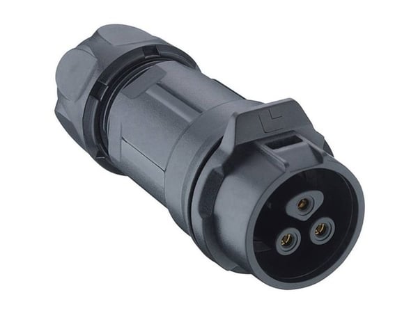 Lutronic 2440 07 T09CB A rundstiftkontakt tilkobling, rett 1 stk