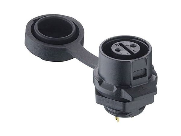 Lutronic 2320 04 rundstiftforbinder, tilkobling, rett, 1 stk