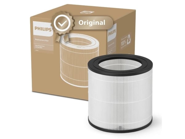 Philips Alkuperäinen vaihtosuodatin FY0611/30 NanoProtect HEPA, Ilmanpuhdistimen suodatin, HEPA, 99,97%, Laatikko