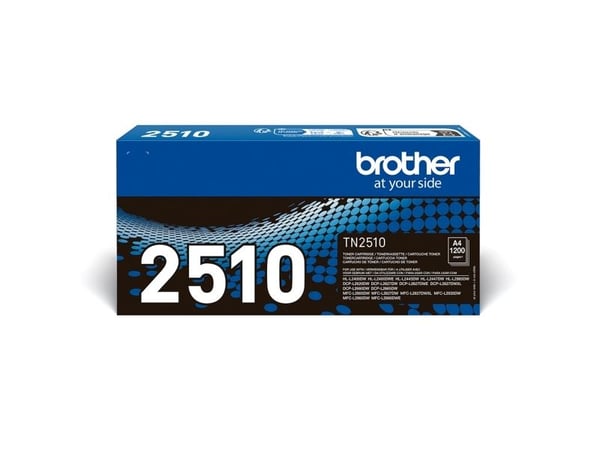 Brother TN-2510 - Høykapasitets - svart - original - boks - tonerpatron - for Brother DCP-L2620, L2627, L2660, HL-L2400, L2445, L2447, MFC-L2800, L...