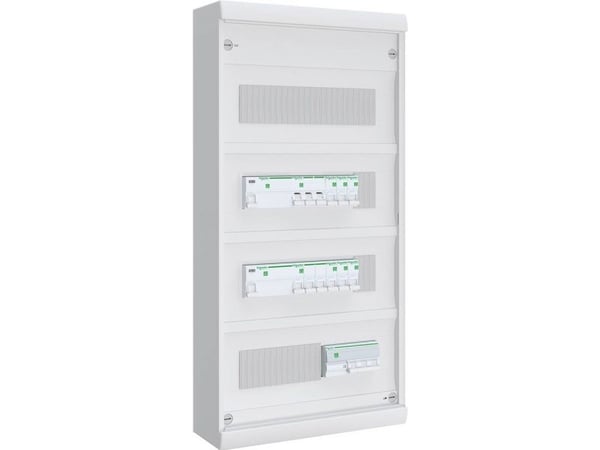 ABN AMIGO småfördelare AP 4R ABNAA104F01 förmonterad, komplett 48 TE