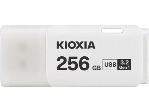KIOXIA TransMemory U301 - USB-flashstasjon - 256 GB - USB 3.2 Gen 1 - hvit