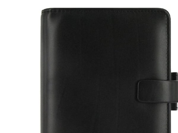 Filofax Metropol Pocket, Konstläder, Svart, 130 mm, 145 mm
