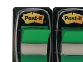 3M 680-G2EU, Vihreä, 100 arkkia, 25 mm, 43 mm, 100 kpl